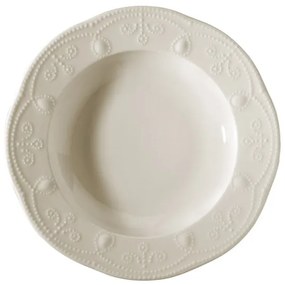 Set de masă 24 piese alb/porțelan