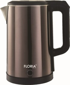 Fierbator Floria ZLN6142 Gri, 1.8L, putere 1650W, indicator luminos