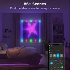 Instalație LED RGB decorativă dimabilă Govee LED/15W/230V IP65 Wi-Fi