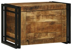 vidaXL Cutie de depozitare 60 x 40 x 41 cm - din lemn masiv de mango