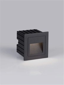 Spot LED incastrabil exterior, ambiental, IP65, POLKA negru