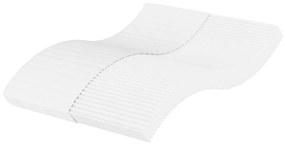 vidaXL Saltea din spumă, alb, 140x220 cm, duritate H2 H3