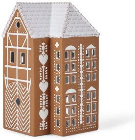 Sfeșnic pentru lumânări pastilă din ceramică Gingerbread Lighthouse – Kähler Design