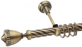 Galerie simpla Vienna teava twister aur antic 25mm (Alege marime: 140 cm)
