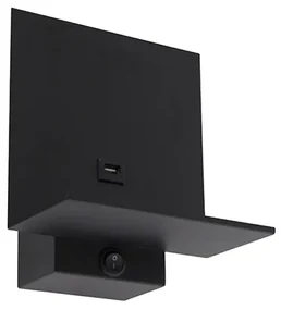 Aplică modernă neagră cu conexiune USB - Flero