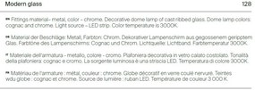Aplica LED de perete design modern Verticale crom