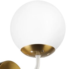 Brilagi - Aplica de perete MALIVA 1xE14/15W/230V, aurie/albă