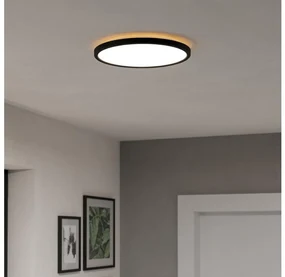 Plafonieră LED de exterior Eglo 901438 ROVITO 13,9W/230V d. 30 cm IP44 negru