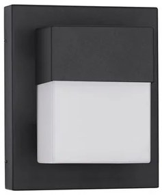 Aplica LED pentru exterior design modern IP65 Leto negru 14,5cm