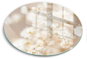 Tocător de bucătărie Flori albe delicate