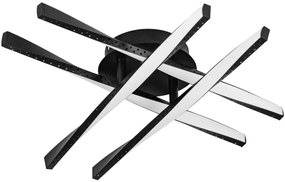 Eglo 75683 - Plafonieră LED ADEJE LED/19W/230V, neagră