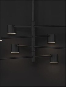 Lustra moderna dimabila cu 8 spoturi LED NORDIK