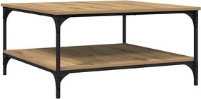 vidaXL Masă de cafea stejar artizanal 80 x 80 x 40 cm Lemn compozit