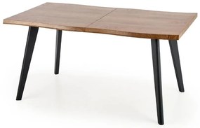 Masa de bucaterie Dickson, lemn natural/negru