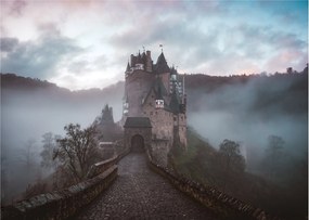 Tablou pe sticlă - Eltz Castle, Germania (70x50 cm)
