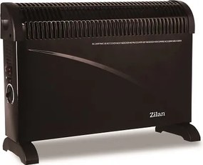 Convector electric de podea FLORIA ZLN-6843,Negru 2000W, 3 trepte de putere, Termostat reglabil,