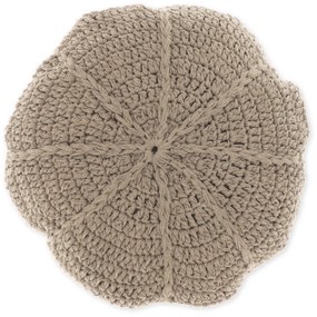 Perna decorativa rotunda DORA 45x45 cm, maro