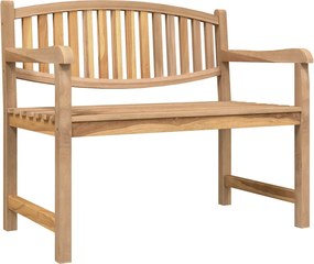 vidaXL Bancă de grădină, 114x59x87 cm, lemn masiv de tec