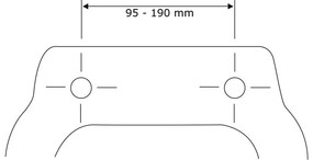 Capac WC 2 în 1 Wenko Syros, 44, x 37,5 cm