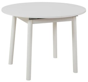 Masă de sufragerie extensibilă Duvasa 5 (alb) (pentru 4 persoane). 1093746