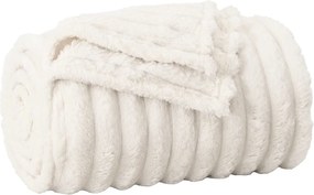 vidaXL Pătura de aruncat Crem 270 x 240 cm Molton