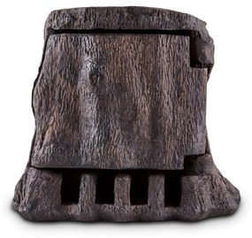 Power Treesoclu cu 4 prize, cablu de 5 m, trunchi de copac
