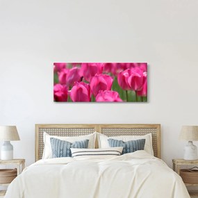Tablou - Lalele roz (120x50 cm)