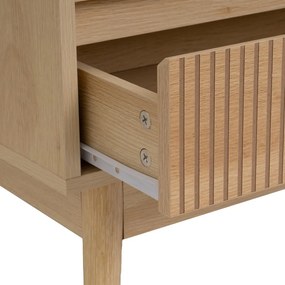 Bibliotecă în culoare naturală 80x120x40 cm Naroa – Casa Selección