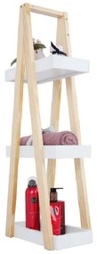 Etajera din lemn cu 3 nivele 30x18.5x80.5 cm Lemn/MDF