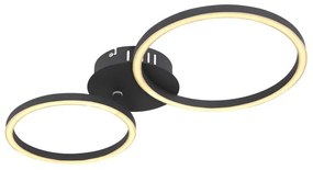 Plafoniera LED moderna design circular KENDY 24W negru