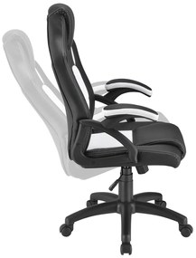 Jusky Scaun de birou Montreal - negru/alb