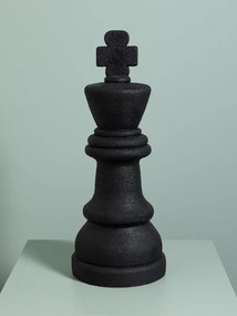 Decorațiune rege de șah din rășină, H56 cm