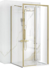 Cabina de dus de perete REA Rapid Slide Brush Gold