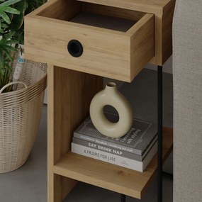 Măsuță de noptieră Sirius Left Oak 2