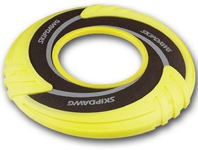 GiGwi Farfurie zburătoare pentru câini Skipdawg Duroflex Disc galben, diametru 23 cm