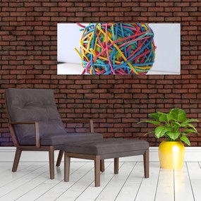 Tablou cu gumițe (120x50 cm)