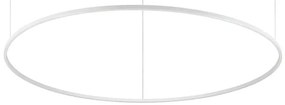 Ideal Lux - Lustru LED suspendat pe cablu ORACLE SLIM LED/77W/230V 3000K Ø 150 cm alb