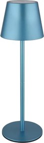 Globo 58488BL-LED Lampă de masă VANNIE, reîncărcabilă, cu control tactil și reglare a luminozității, pentru exterior 3W/5V IP54 1800mAh albastră