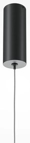 Lustra LED suspendata liniara stil minimalist Halo 120cm negru