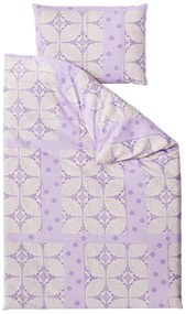 Lenjerie de bumbac PONSA violet Dimensiune lenjerie de pat: 2 buc 70 x 90 cm | 200 x 220 cm