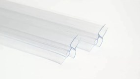 Garnitura pentru cabine de dus Deante Kerria Plus 79 cm transparent
