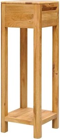 Măsuță stejar masiv cu sertar Dotti, 30 × 90 × 30 cm
