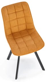 Scaun K549 stofa mustariu