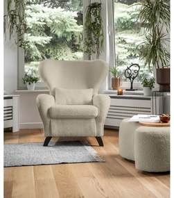 Fotoliu cu spătar înalt Miuform Miuf, bej