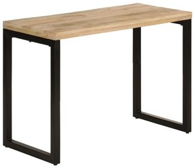vidaXL Masă de bucătărie, 110x50x76 cm, lemn masiv de mango