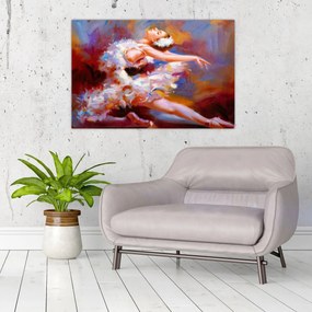 Tablou - Balerină,pictură (90x60 cm)