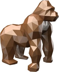 Decoratiune/ Statueta exterior sau interior ORIGAMI SARU, lucios