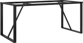 vidaXL Picioare masă de sufragerie O-Frame 160x80x73 cm Oţel
