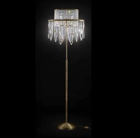 Lampadar din alama si cristale Schöler Kristalldesign