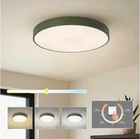 Brilagi - Plafonieră LED POOL, 60W, 230V, 3000/4000/6000K, 50 cm, verde